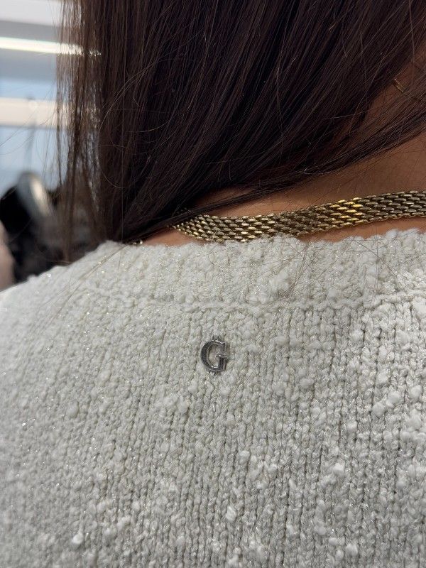 Guess - Dorothy Cn Ls Cardi Swtr - Beige