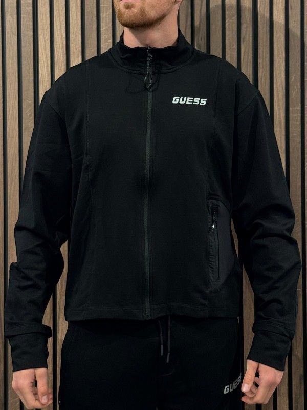 Guess Active - Rubus Full Zip Sweatshirt - Zwart