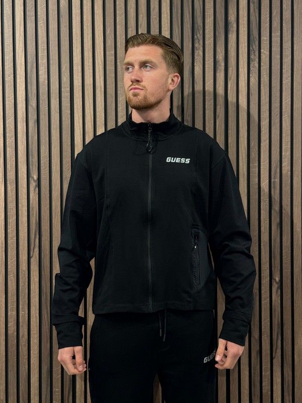 Guess Active - Rubus Full Zip Sweatshirt - Zwart