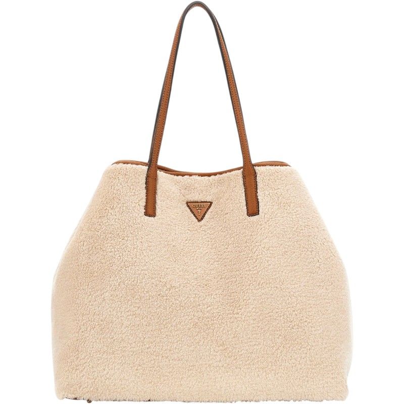 Guess - Victtoria Large 2 In 1 Tote - Beige