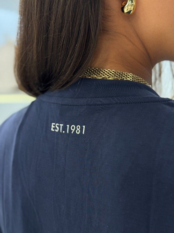 Guess - Vn Eleveted Basic Top - Blauw