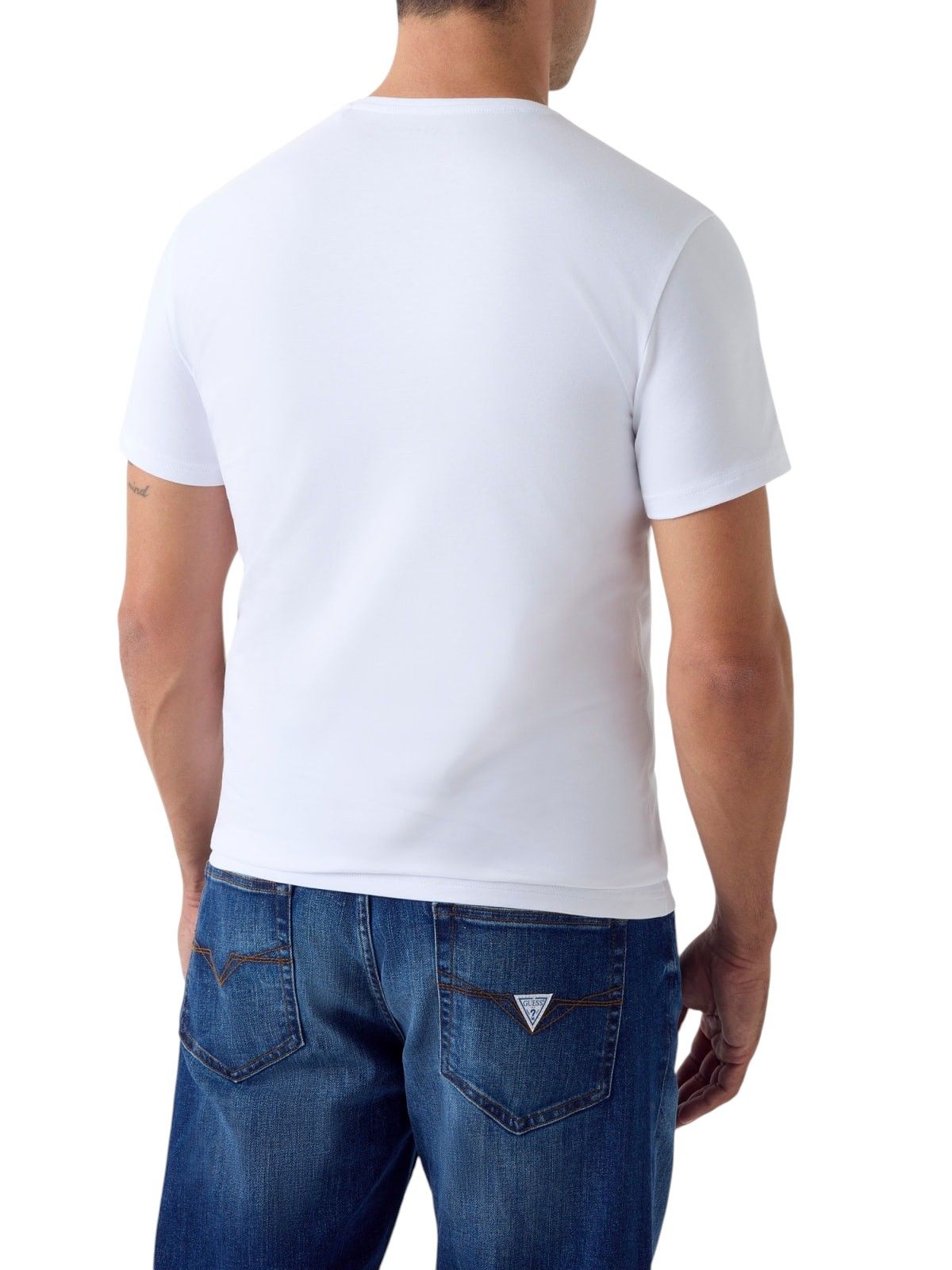 Guess - Vn Ss Core Extra Slim Tee - Wit