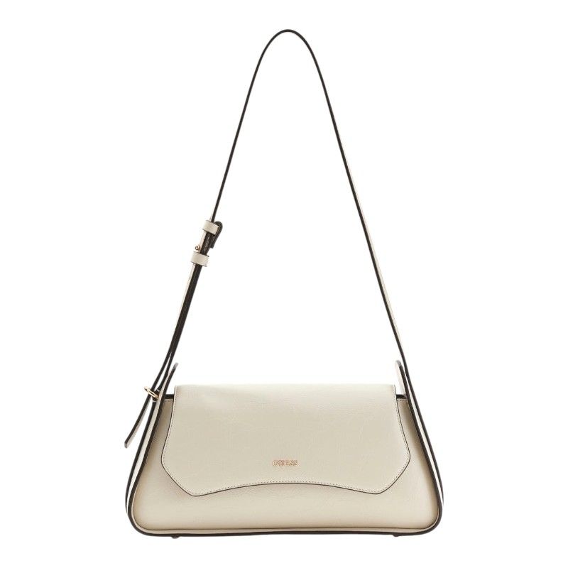 Guess - Xena Flap Shoulder Bag - Beige