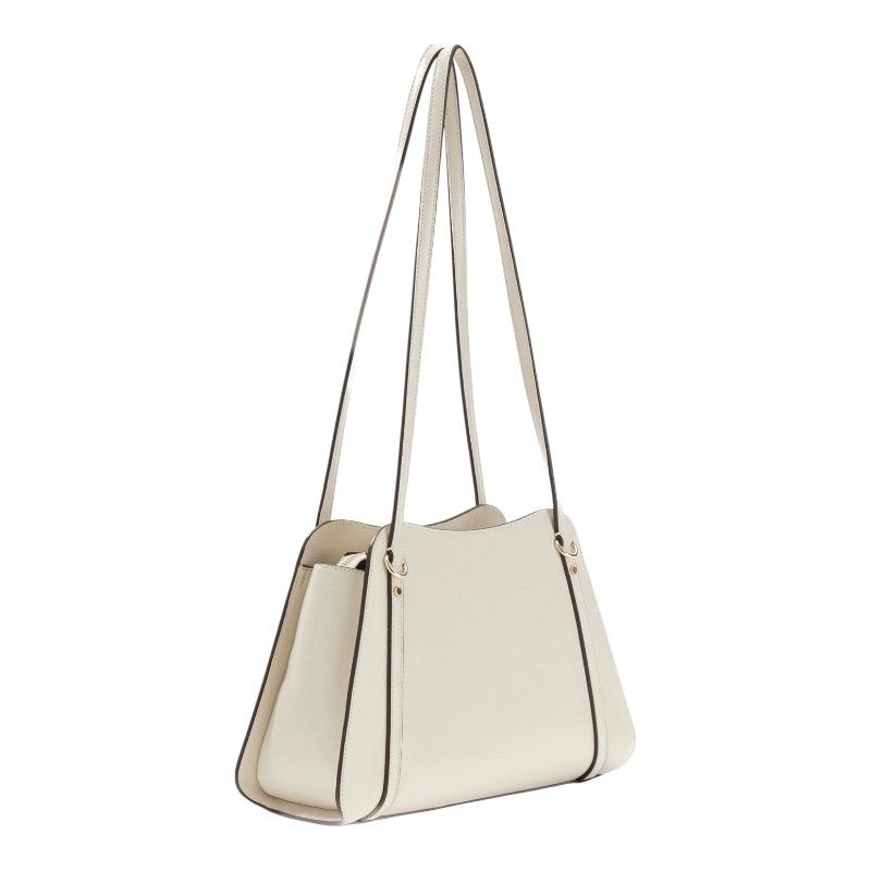 Guess - Xena Shoulder Satchel - Beige