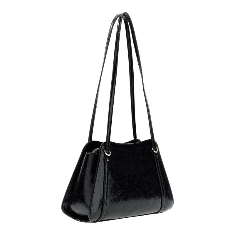 Guess - Xena Shoulder Satchel - Zwart