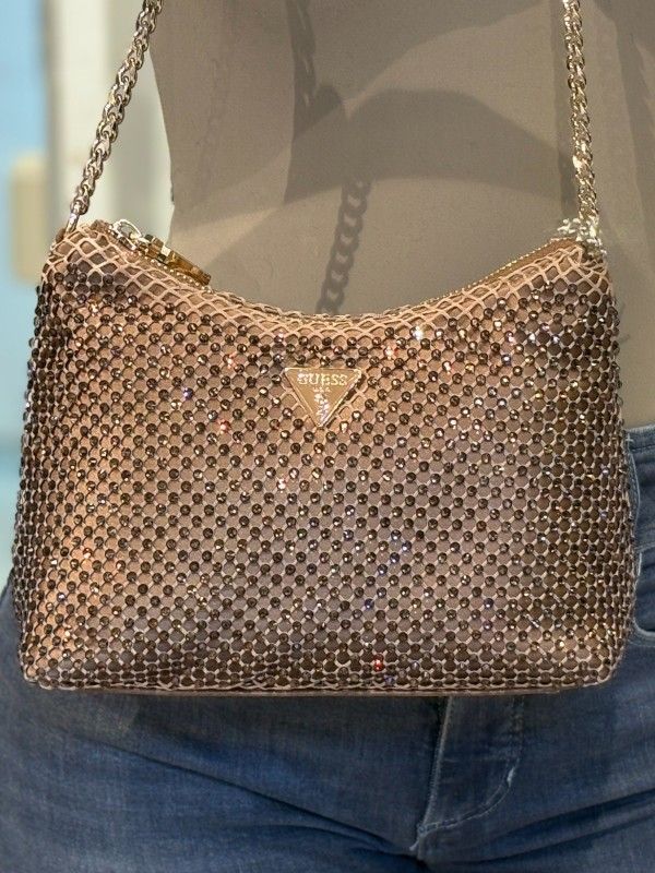 Guess - Zalina Mini Top Zip - Brons