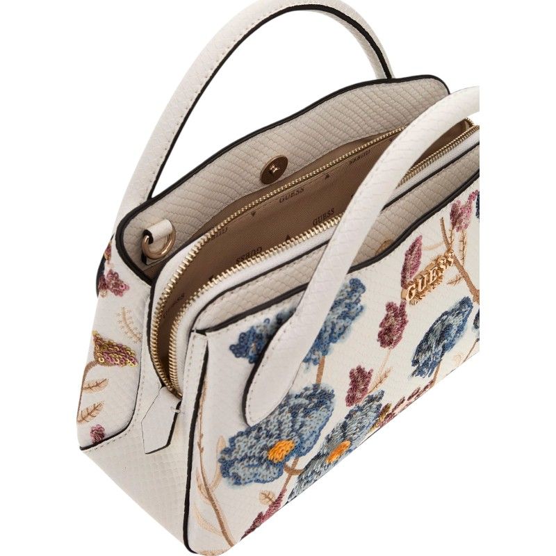 Guess - Zaria Small Girlfriend Satchel - Wit