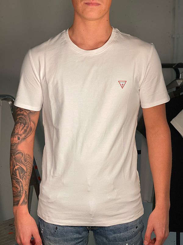 Guess - Cn Ss Core Tee - Wit
