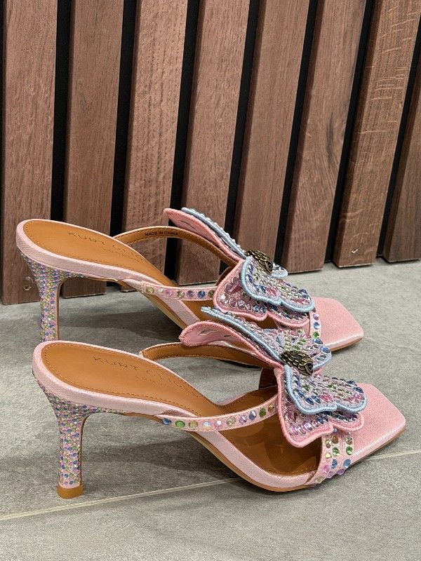 Kurt Geiger - Big Butterfly Mule Sdl - Roze