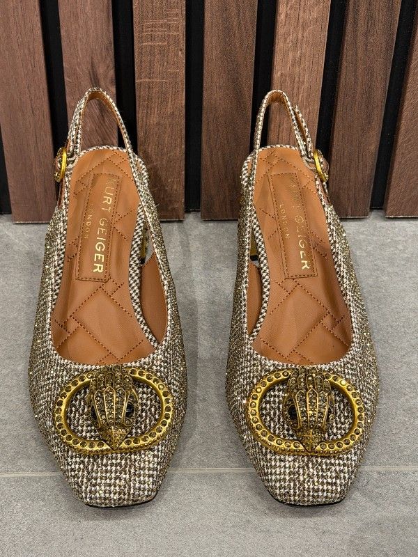 Kurt Geiger - Chelsea Block Slingback - Beige