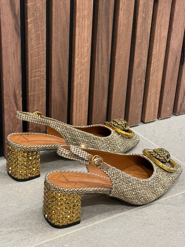 Kurt Geiger - Chelsea Block Slingback - Beige