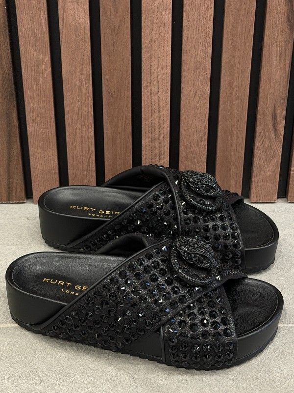 Kurt Geiger - Chelsea Cross Strap Dr - Zwart