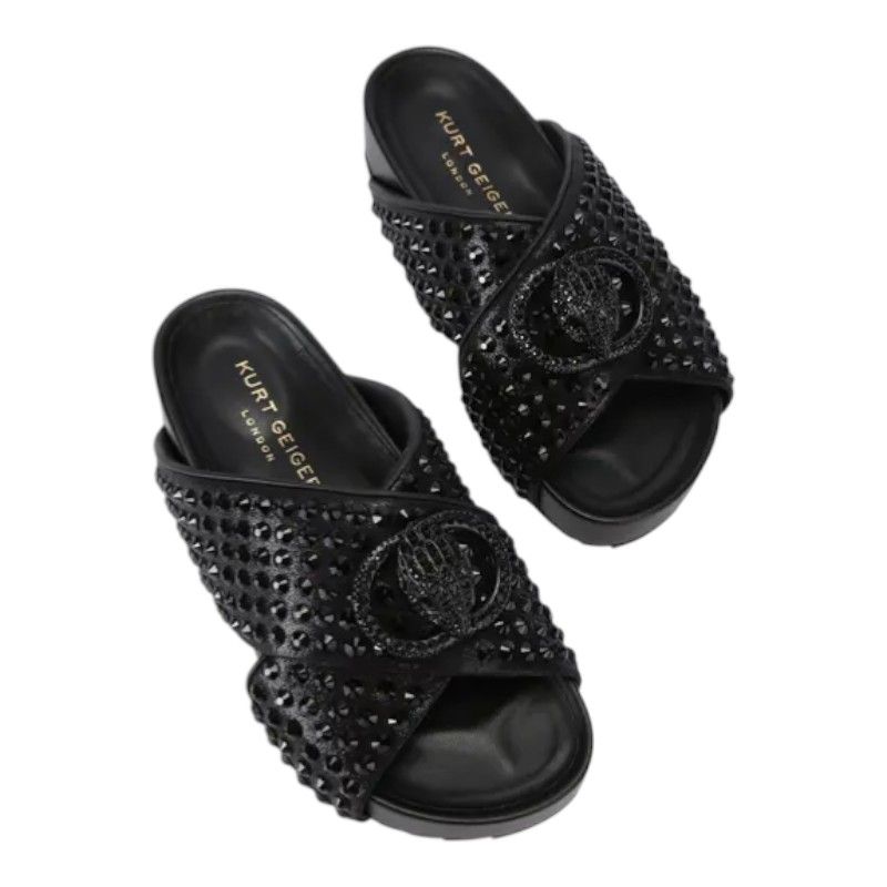 Kurt Geiger - Chelsea Cross Strap Dr - Zwart