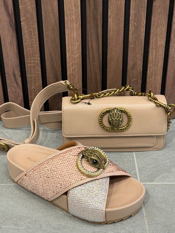 Kurt Geiger - Chelsea Cross Strap - Roze