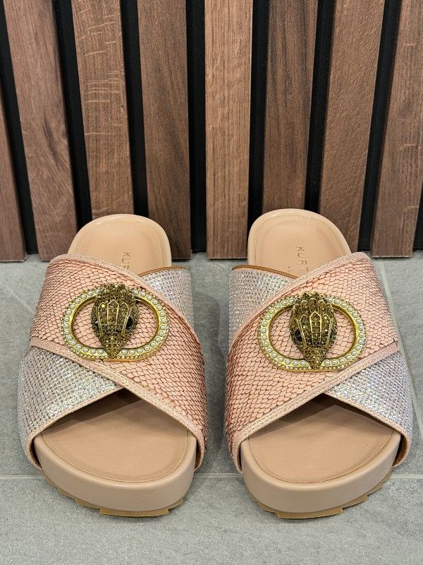 Kurt Geiger - Chelsea Cross Strap - Roze