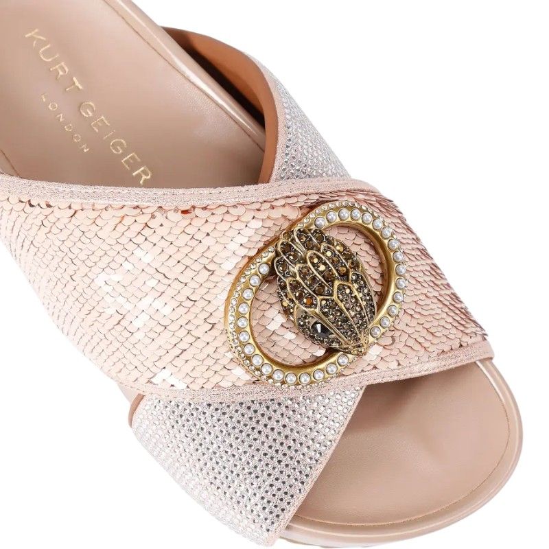 Kurt Geiger - Chelsea Cross Strap - Roze