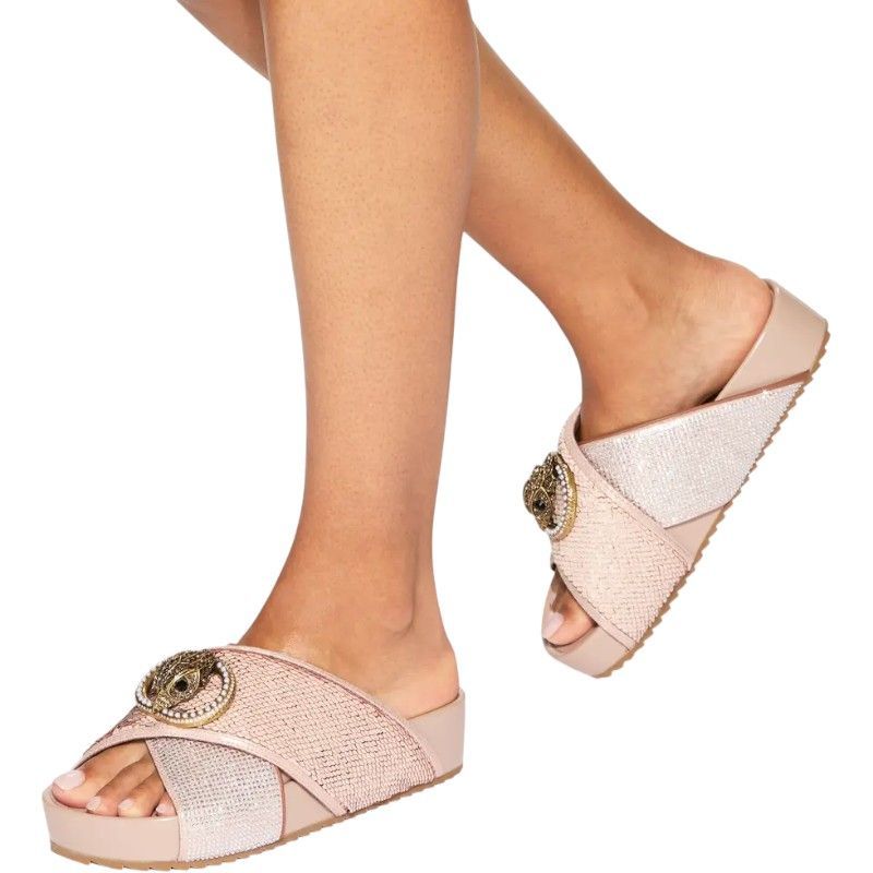 Kurt Geiger - Chelsea Cross Strap - Roze