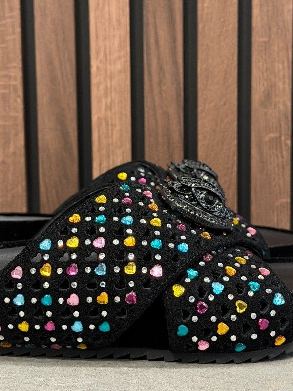 Kurt Geiger - Chelsea Cross Strap - Zwart