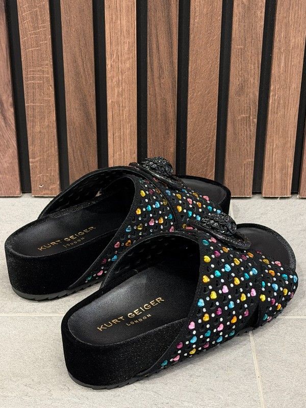 Kurt Geiger - Chelsea Cross Strap - Zwart