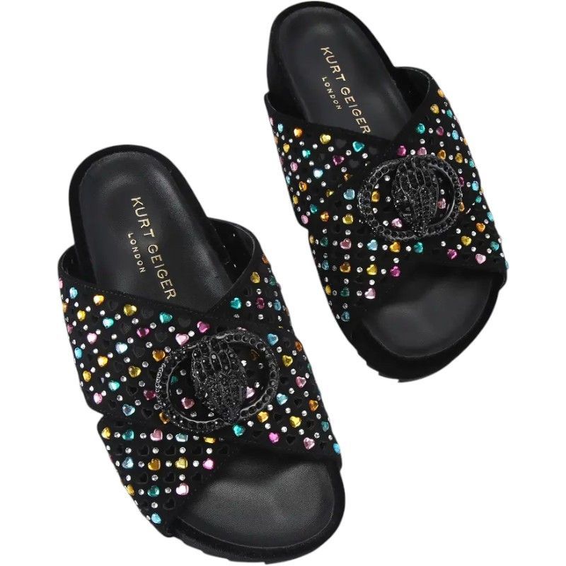 Kurt Geiger - Chelsea Cross Strap - Zwart