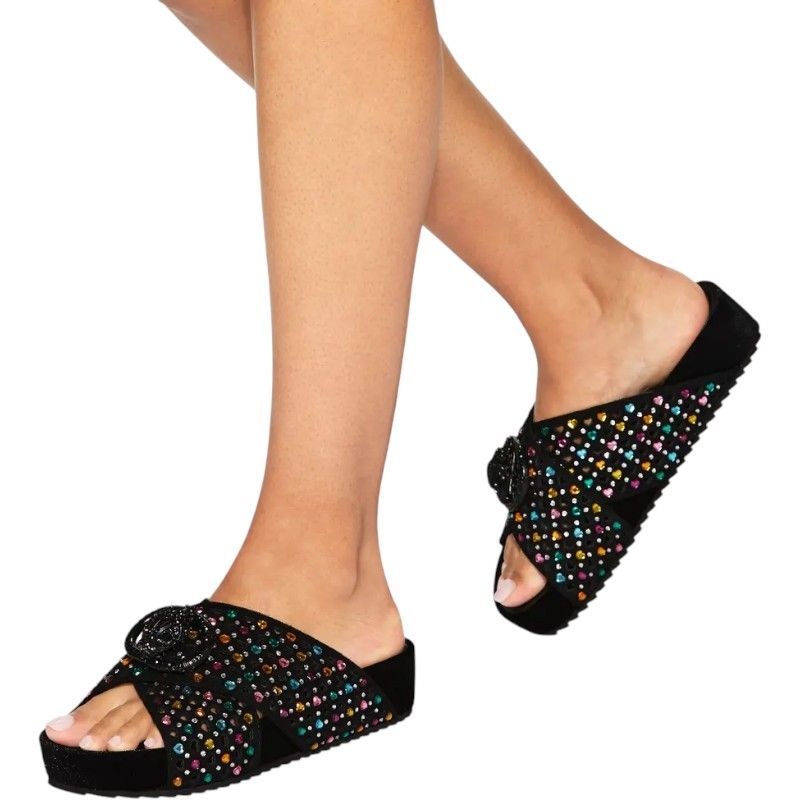 Kurt Geiger - Chelsea Cross Strap - Zwart