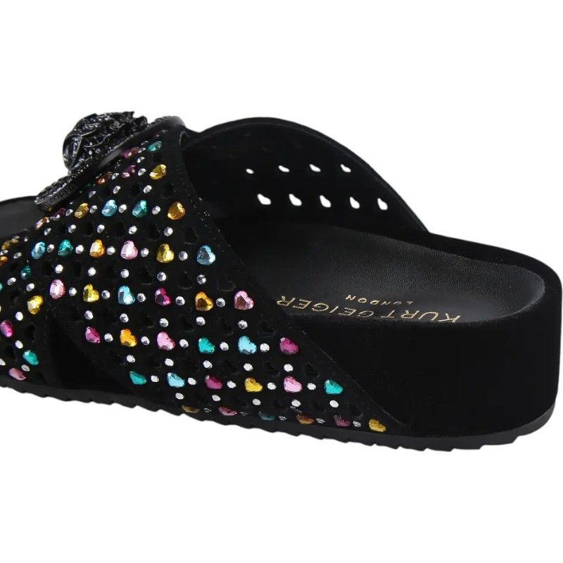 Kurt Geiger - Chelsea Cross Strap - Zwart