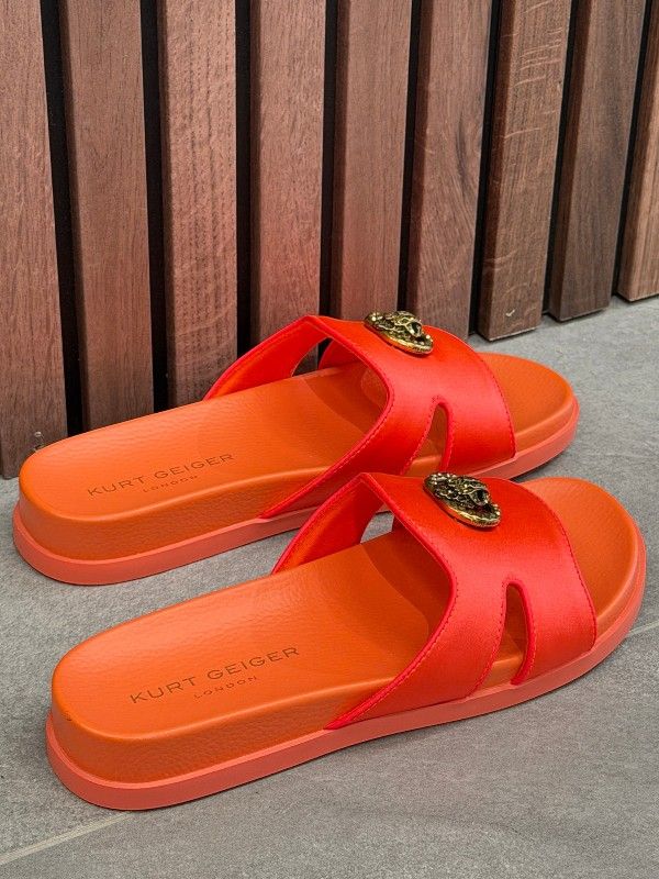 Kurt Geiger - Chelsea Cut Out Slide - Oranje