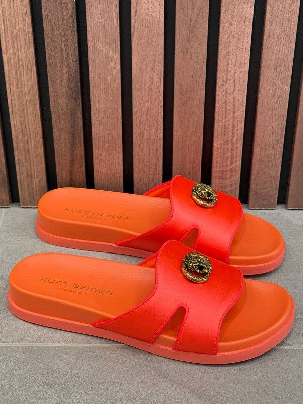 Kurt Geiger - Chelsea Cut Out Slide - Oranje