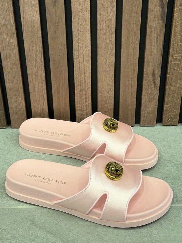 Kurt Geiger - Chelsea Cut Out Slide - Roze