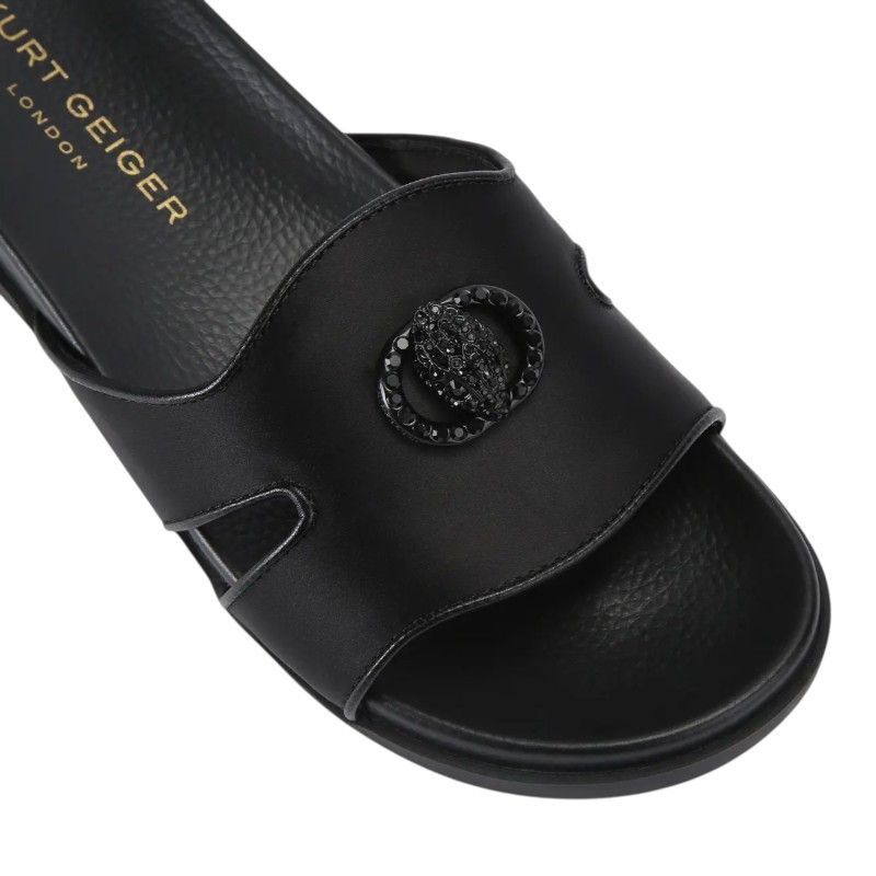 Kurt Geiger - Chelsea Cut Out Slide - Zwart