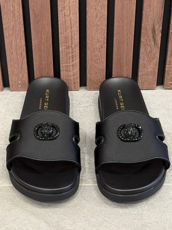 Kurt Geiger - Chelsea Cut Out Slide - Zwart