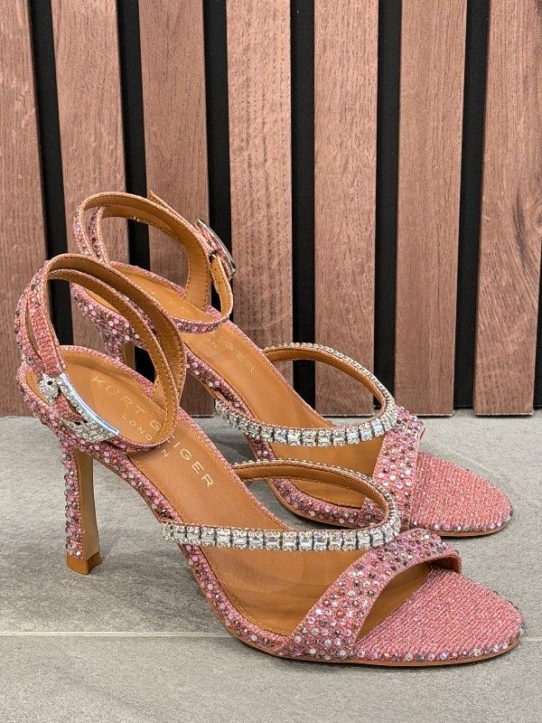 Kurt Geiger - Crystal Strap Sandal 90 - Roze