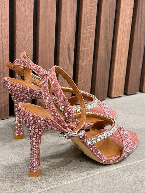 Kurt Geiger - Crystal Strap Sandal 90 - Roze