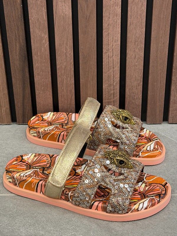 Kurt Geiger - Eagle Cut Out Sandal - Bruin