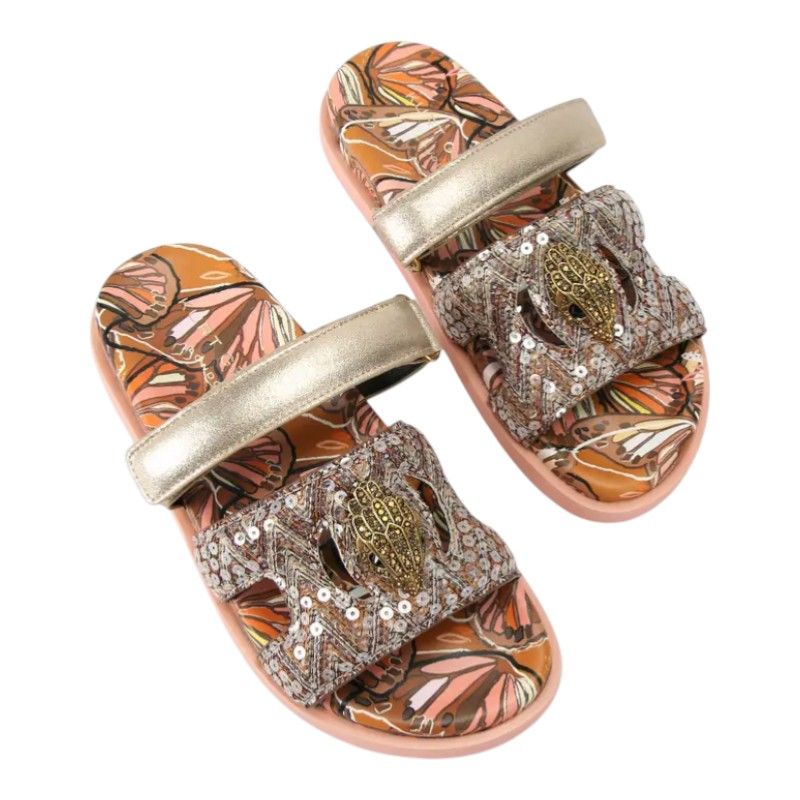 Kurt Geiger - Eagle Cut Out Sandal - Bruin