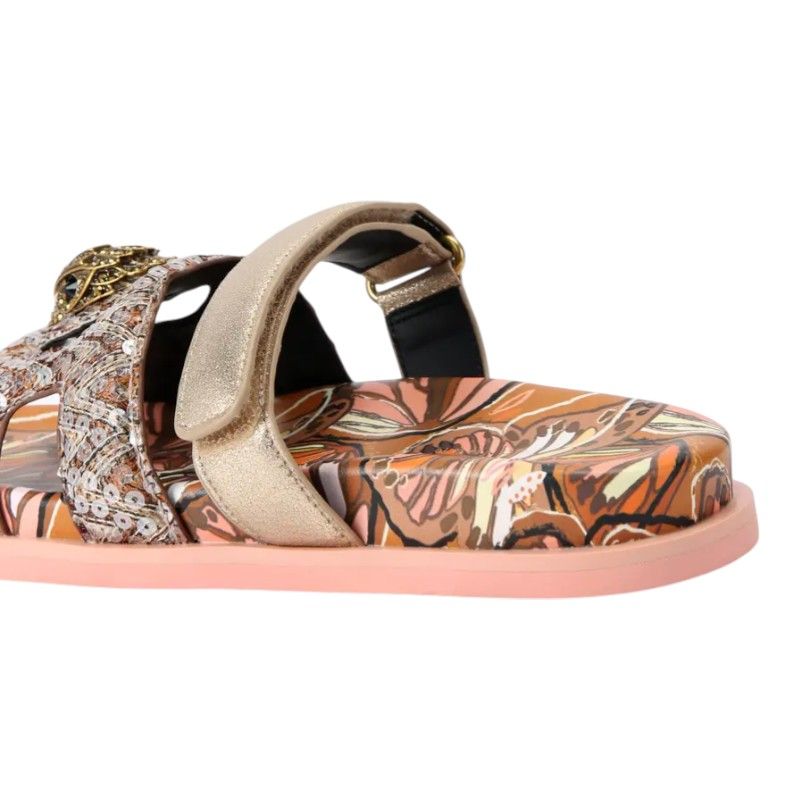 Kurt Geiger - Eagle Cut Out Sandal - Bruin