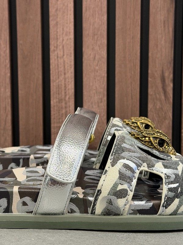 Kurt Geiger - Eagle Cut Out Sandal - Groen