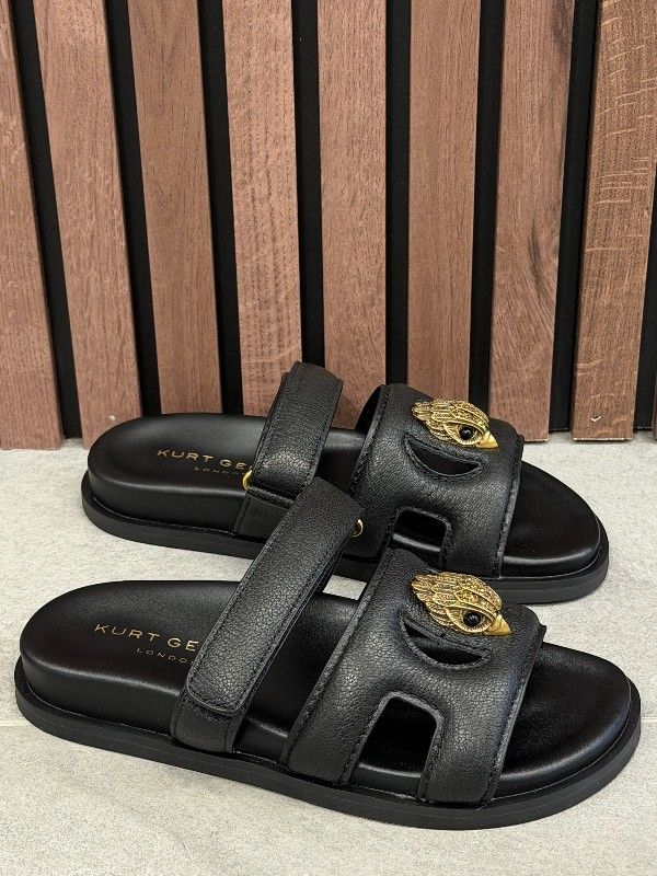 Kurt Geiger - Eagle Cut Out Sandal - Zwart