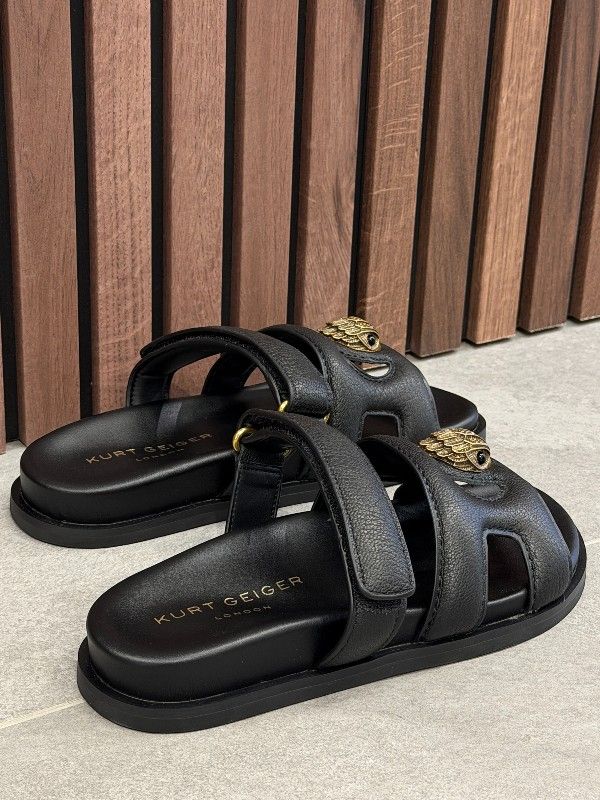 Kurt Geiger - Eagle Cut Out Sandal - Zwart