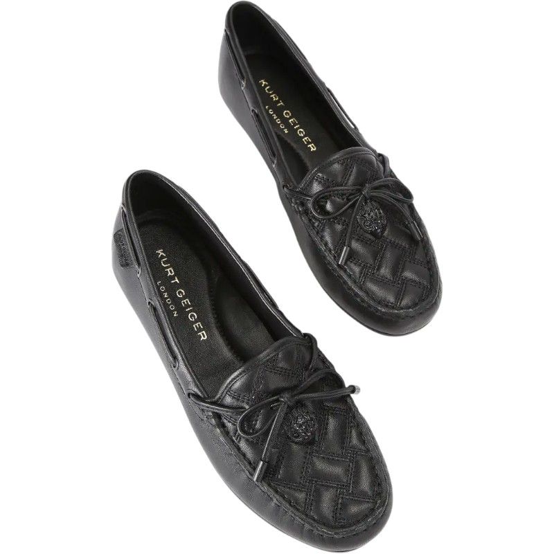 Kurt Geiger - Eagle Moccasin Drench - Zwart