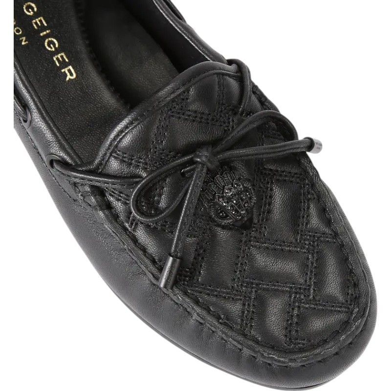 Kurt Geiger - Eagle Moccasin Drench - Zwart