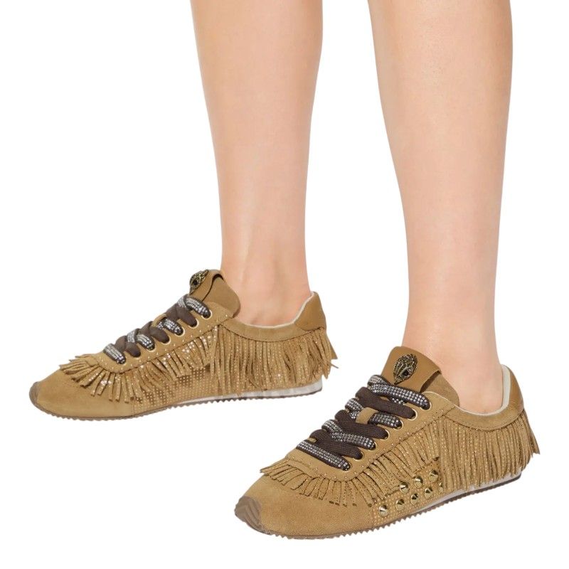 Kurt Geiger - Islington Fringe Sneaker - Bruin