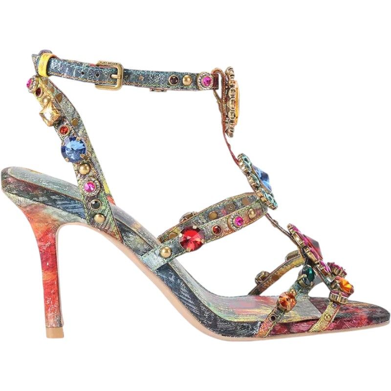 Kurt Geiger - Jewel Gladiator Sandal - Goud