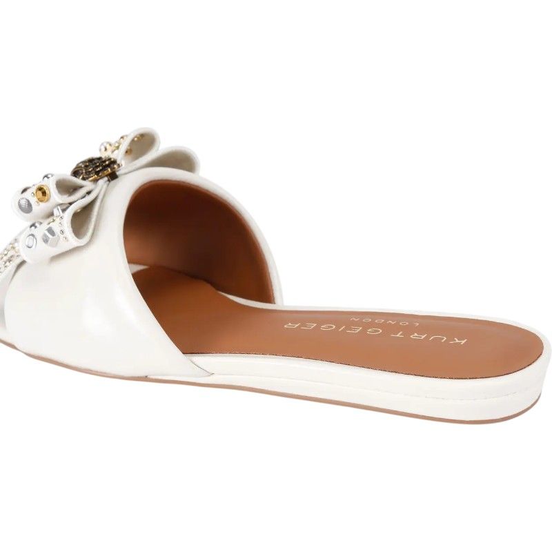 Kurt Geiger - Kensington Bow Flat Sdl - Beige
