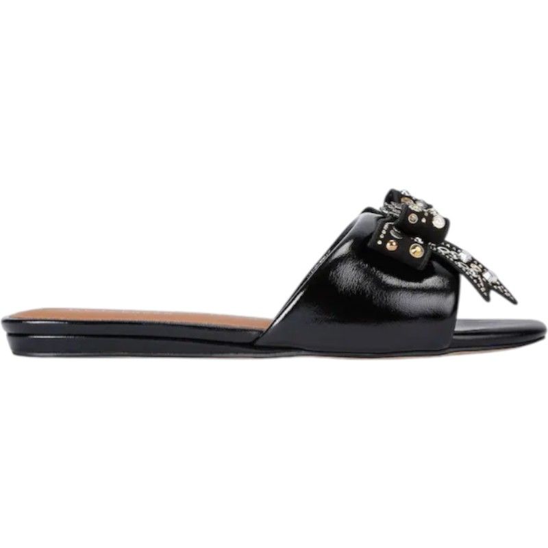 Kurt Geiger - Kensington Bow Flat Sdl - Zwart