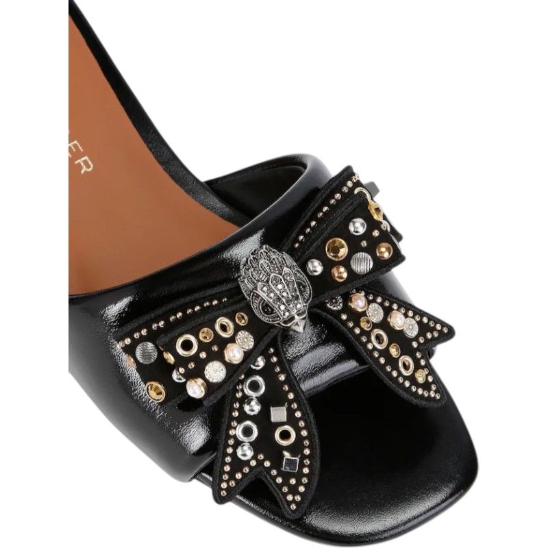 Kurt Geiger - Kensington Bow Flat Sdl - Zwart