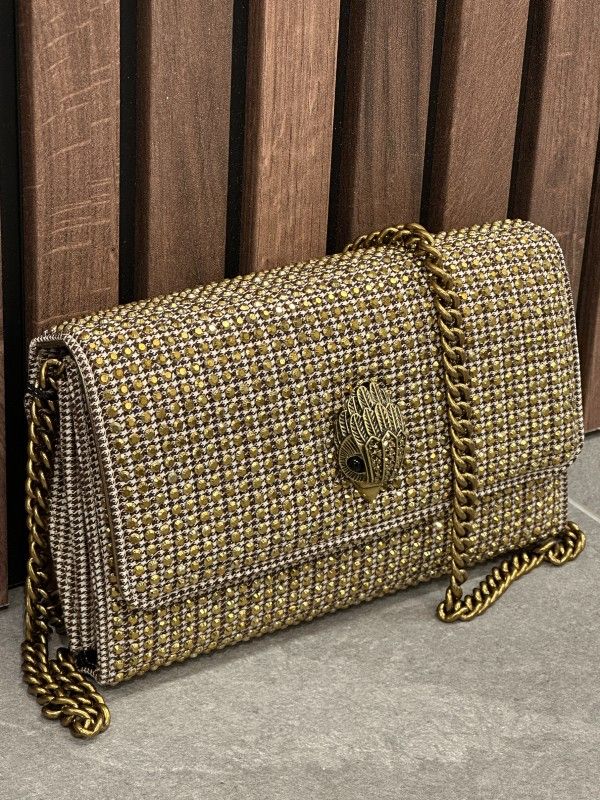 Kurt Geiger - Kensington Chain Wallet - Goud