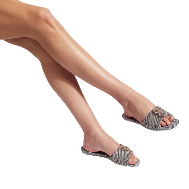 Kurt Geiger - Kensington Flat Sandal - Beige