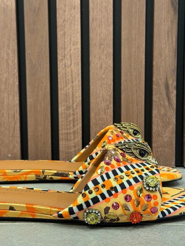 Kurt Geiger - Kensington Flat Sandal - Oranje
