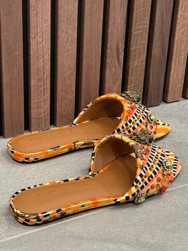 Kurt Geiger - Kensington Flat Sandal - Oranje